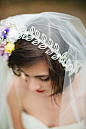 Jaclyn Jordan veil | Izzy Hudgins Photography + Ivory and Beau | see more on: http://burnettsboards.com/2014/07/12-ways-accessorize-wedding-dress/