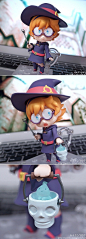 GSC官博更新 小魔女学园  洛蒂 黏土人 介绍 12月5日开订
※GOOD SMILE ONLINE SHOP特典是图9的表情(眼镜) ​​​​