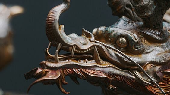 Walking dragon with ...