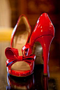 vintage red shoes. I tried these on in royal blue at DSW the other day!