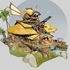 学生作品—单体设计, 雁甲 CG艺术