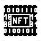 非ft代码字形图标矢量插图