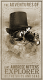 This is such a cool Steampunk Kitty!