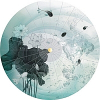 閒雲采集到折扇，紙傘
