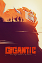 Gigantic Game Poster, Amin Faramarzian : Poster that I did for Gigantic Game, The final version differs interns of color palette. This game is pretty amazing and I'm super happy that I had a chance to work with these great talented artists. Much love :)
h