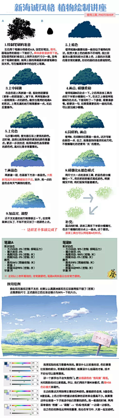 vc浅蓝色采集到技法