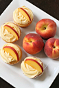 : Peach Cupcakes with Peach Cream Cheese Frosting #赏味期限# #蛋糕# #吃货# #料理#