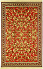 6' 5 x 9' 10 Red Aubusan Area Rug