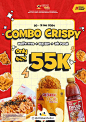 其中包括图片：Combo Crispy Design Chicken Holic