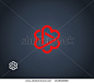 Three hearts symbol - stock vector