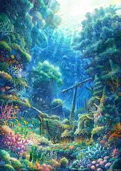 画师香明--场景-氛围二次元壁纸插画--原图图包资源素材→ @图维画社
