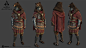 Assassin's Creed Origins Characters, Yuriy Georgiev : This is some of the work I did on Assassin's Creed Origins. It was a great project to work on! All the models are based on concepts by Jeff Simpson and Vincent Gaigneux. You can check their profiles he