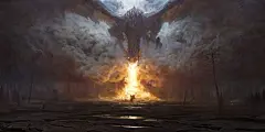 【42插画欣赏】恢宏史诗级场景——Greg Rutkowski_腾讯新闻