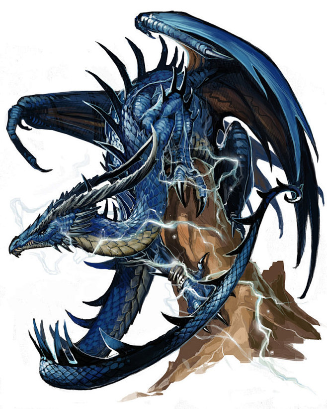 Ancient Blue dragon ...