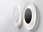 lunaire eclipse wall lamp by ferreol babin for fontana arte - designboom | architecture & design magazine : the wall lamp for fontana arte illuminates with a surprising effect: a glow reminiscent of the phenomenon produced by eclipses.