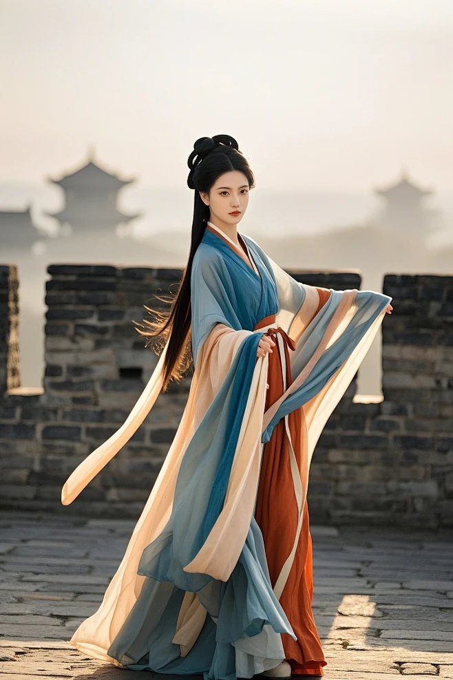 战国美女 战国袍汉服 (2)-花瓣网
