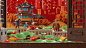 cartoon china chinese new year new year red Springfestival 新年