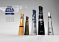 Evian Star Wars Edition :  "Star Wars by Evian, is an innovative intergalactic take on design 
packaging.