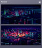 Colorful architecture skyline and cityscape illustrations - Panasonic 5