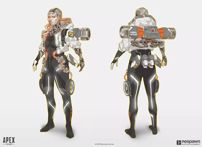 概念艺术家Kejun wang作品欣赏 APEX英雄 角色设计-日韩画风-微元素 - Element3ds.com!