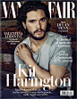 Wearing a simple t-shirt, Kit Harington covers the July 2017 issue of Vanity Fair Italia.