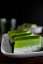 sushi / Seri Muka: A Malaysian two-layered steamed concoction of glutinous rice on the bottom and... #赏味期限 #