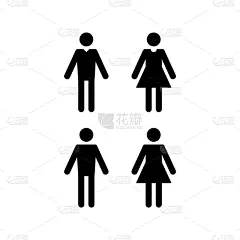 性别标志,女性,符号,男性,经理,卫生间,女人,顾客,群众,剪影