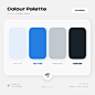 分享一组UI 中最常用的蓝色系色卡~

作者：ui.colour