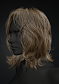 Unreal Hair, Johan Lithvall : This is a hairdo I made for an Unreal Engine AR project in collaboration with Another Reality studio.
The mesh is roughly 40k tris, all polygon based and the images you see here are direct screenshots from Unreal with no addi