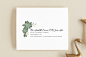 "Succulent Surround" - All-in-one Wedding Invitations in Tuxedo by Susan Moyal.