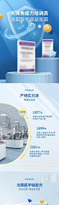 电商蓝色健康益生菌保健品详情页-源文件