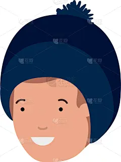 男人,冬天,性格,帽子,人的头部,头像,分离着色,衣服,男孩,可爱的