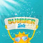抵押文件,拿着,夏天,标志,太阳,快乐,模板,春天,你好,促销