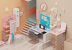 鹿非马采集到C4D