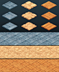 2D isometric casual tiles.