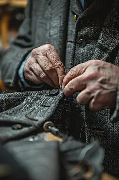 AI数字艺术西装定制西服店摄影图-众图网