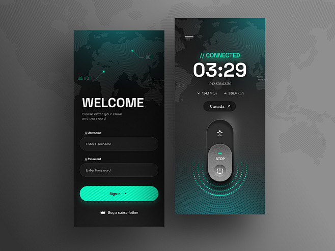 VPN Mobile App Desig...