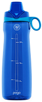 Amazon.com : Pogo BPA-Free Plastic Water Bottle with Chug Lid, 32 oz. : Sports & Outdoors