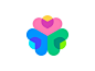 Group, community, love logo concept by Vadim Carazan for Carazan Brands on Dribbble