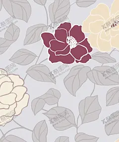 简笔玫瑰 【酷图网】简笔画,鲜花,花朵,花布,装饰,花草,卷草,手绘,清新,壁纸