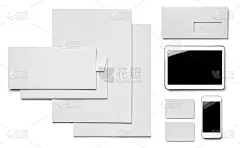 信封，信件，卡片，纸，手机，平板，模板，商务，尺子，计算器，铅笔，橡皮，夹子，胶带