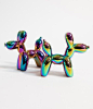 Iridescent Balloon Dogs Ceramic Salt & Pepper Shakers – Unique Vintage