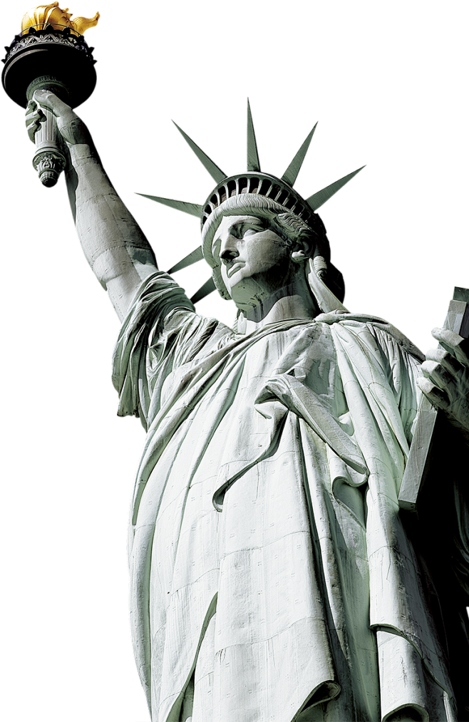 自由女神像 美国元素 PNG