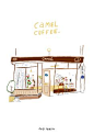 CAMEL COFFEE, Seoul illustration by MOREPARSLEY moreparsley.com