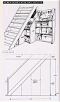 Escaliers : comme une extension des rangements de la cuisine ?: 