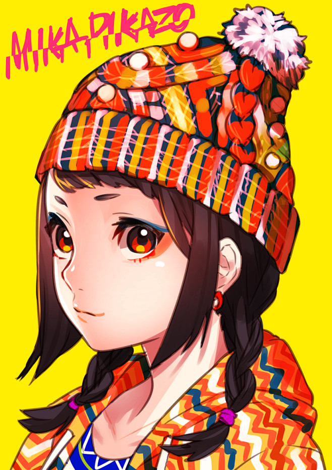 WOOLEN HAT GIRL　オリジナ...