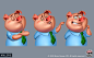 cartoon Character design  game character