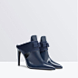 Image 2 of HIGH-HEELED MULES WITH BOW from Zara