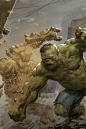 hulk vs thing by Sketchthing - Ben Olson - CGHUB