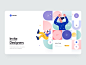 Invite Designers - Hero Website Concept